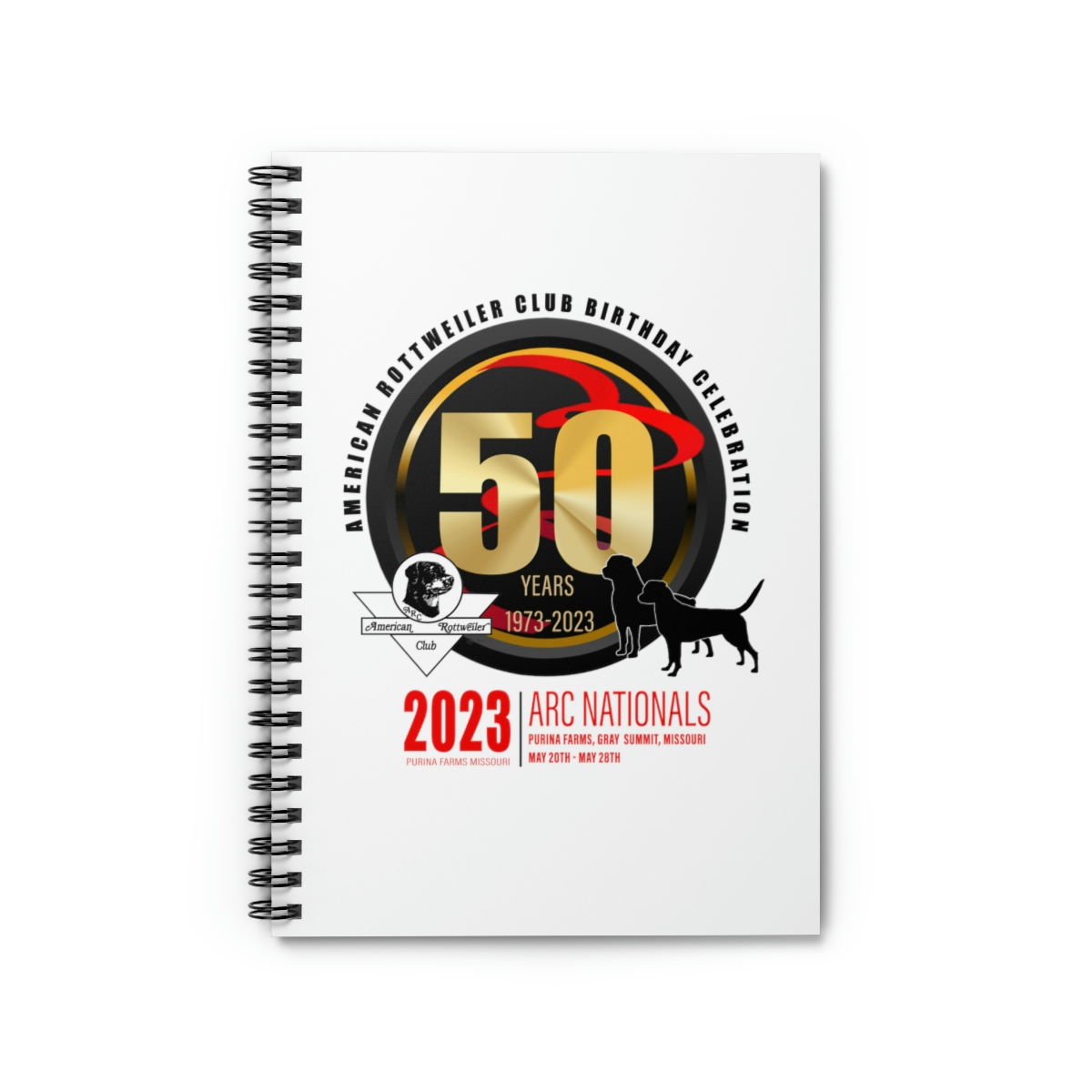 ARC Nationals 2023 | Spiral Notebook - Ruled Line