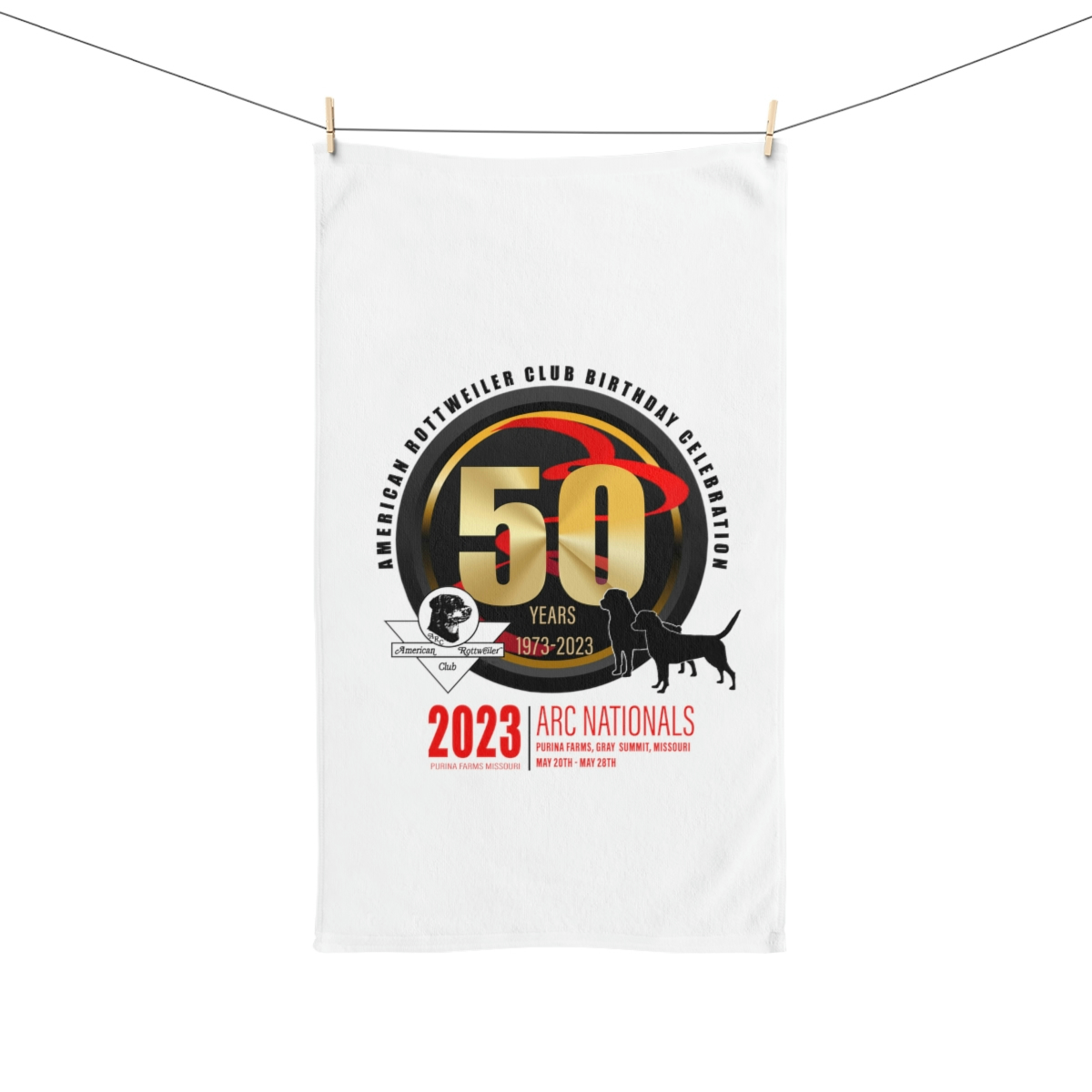 ARC Nationals 2023 | Hand Towel - Image 3