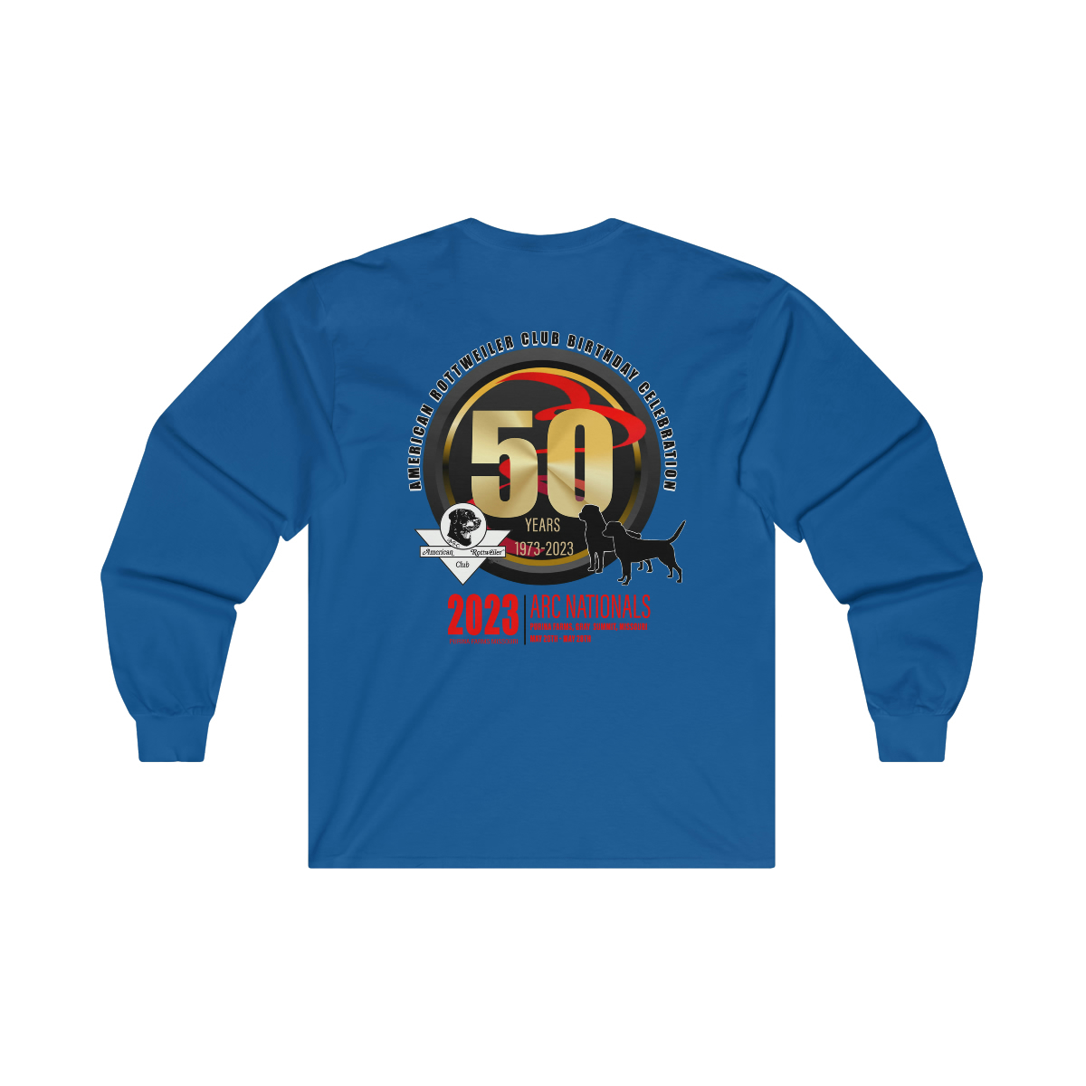 ARC Nationals 2023 | RED Lettering Ultra Cotton Long Sleeve Tee