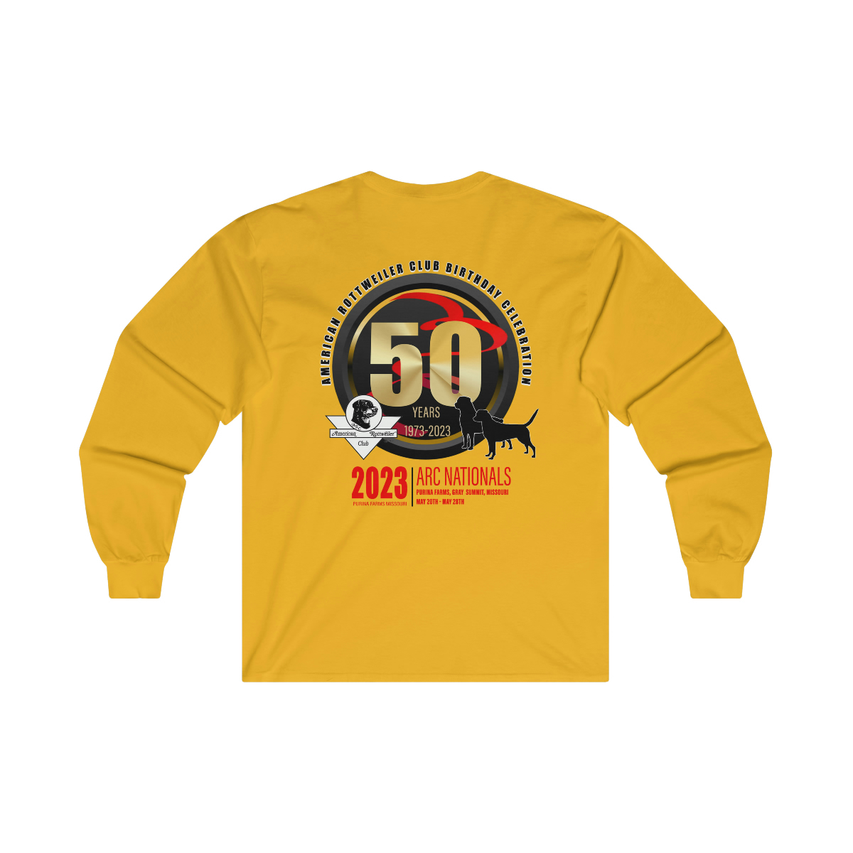 ARC Nationals 2023 | RED Lettering Ultra Cotton Long Sleeve Tee - Image 11